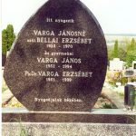 Varga Erzsebet síremléke