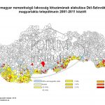 A magyar nemzetiségű lakosság létszámának alakulása Dél-Szlovákia magyarlakta településein 2001-2011 között